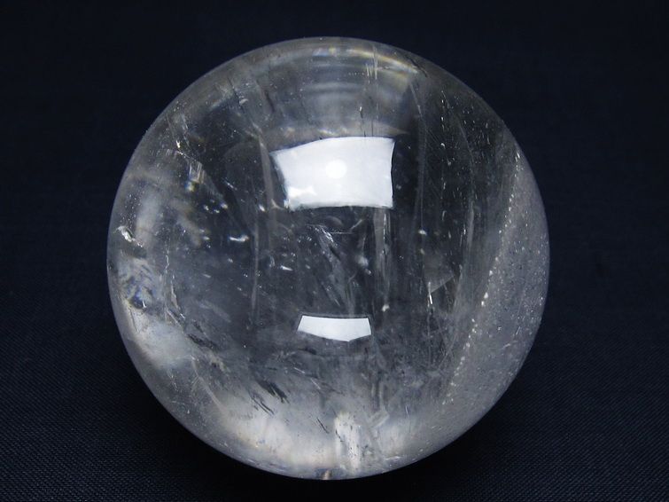 水晶 丸玉 59mm スフィア 置物 水晶玉 一点物 151-9013