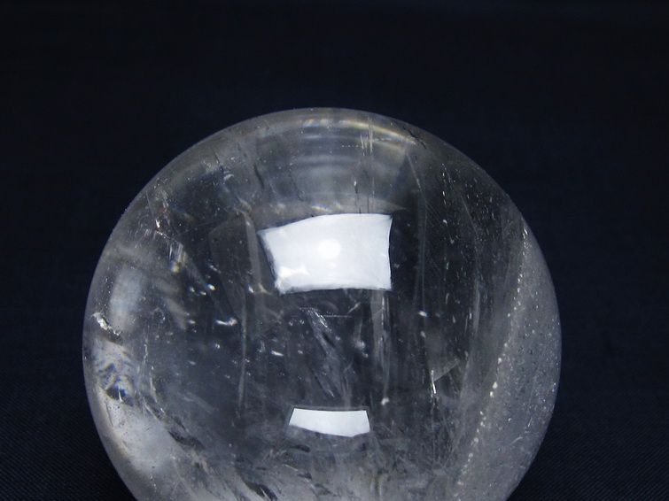 水晶 丸玉 59mm スフィア 置物 水晶玉 一点物 151-9013