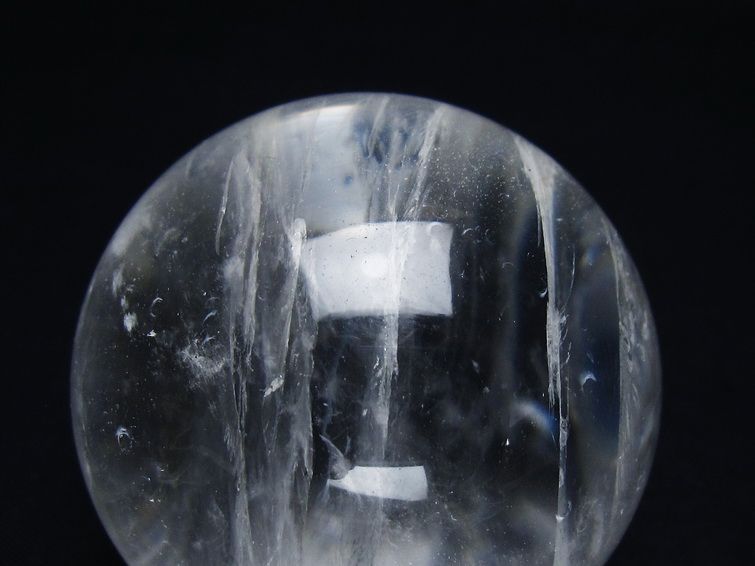 水晶 丸玉 58mm スフィア 置物 水晶玉 一点物 151-9014
