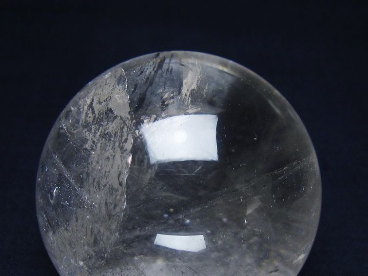 水晶 丸玉 59mm スフィア 置物 水晶玉 一点物 151-9015