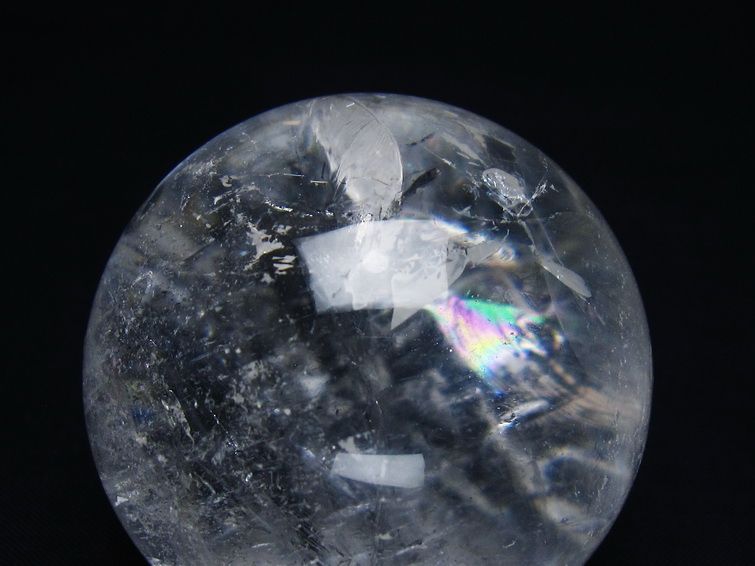 水晶 丸玉 57mm スフィア 置物 水晶玉 一点物 151-9018 【sold out】