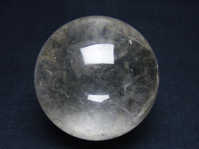 水晶 丸玉 57mm スフィア 置物 水晶玉 一点物 151-9020