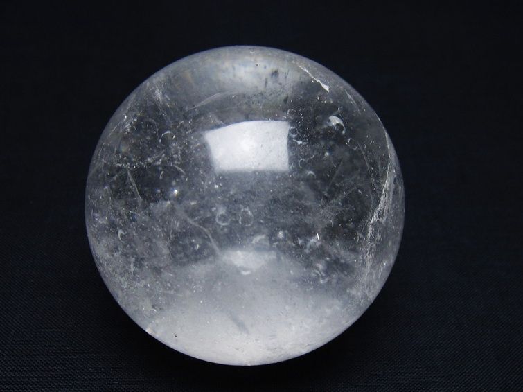 水晶 丸玉 57mm スフィア 置物 水晶玉 一点物 151-9021