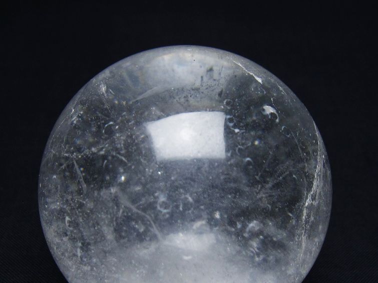 水晶 丸玉 57mm スフィア 置物 水晶玉 一点物 151-9021