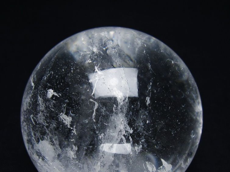 水晶 丸玉 56mm スフィア 置物 水晶玉 一点物 151-9022