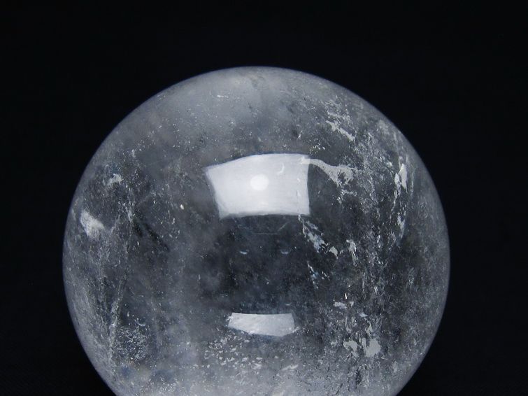 水晶 丸玉 56mm スフィア 置物 水晶玉 一点物 151-9023