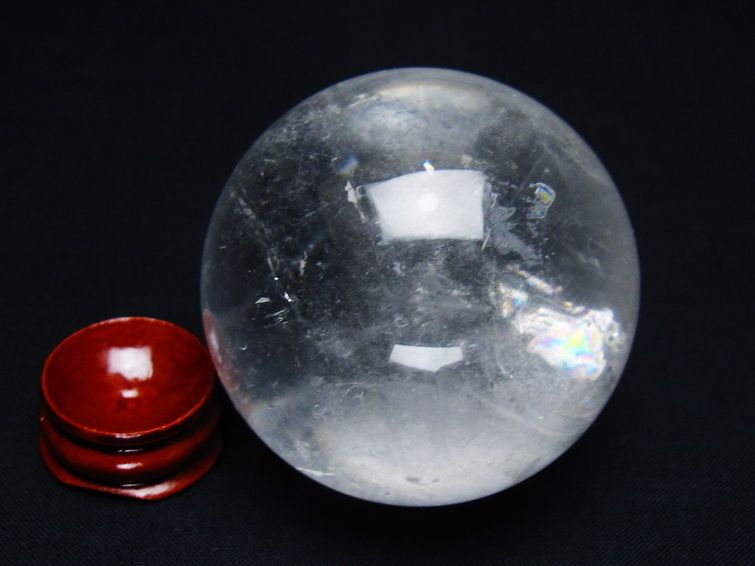 水晶 丸玉 55mm スフィア 置物 水晶玉 一点物 151-9024