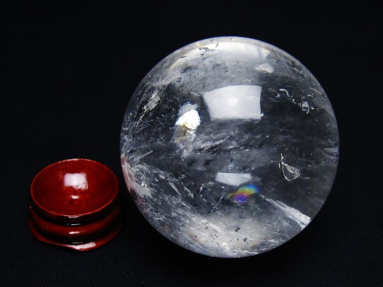 水晶 丸玉 53mm スフィア 置物 水晶玉 一点物 151-9025 [sold out]