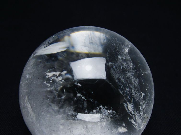 水晶 丸玉 53mm スフィア 置物 水晶玉 一点物 151-9026 [sold out]