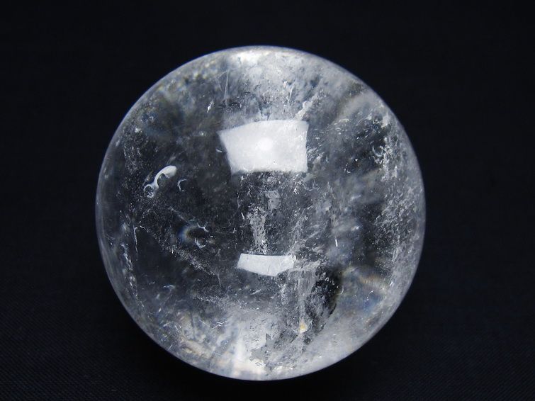 水晶 丸玉 53mm スフィア 置物 水晶玉 一点物 151-9028 [sold out]