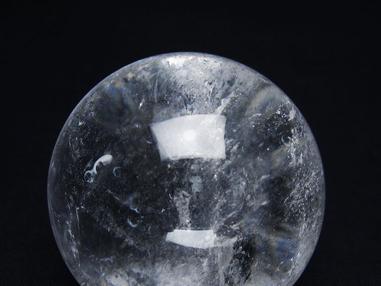水晶 丸玉 53mm スフィア 置物 水晶玉 一点物 151-9028 [sold out]