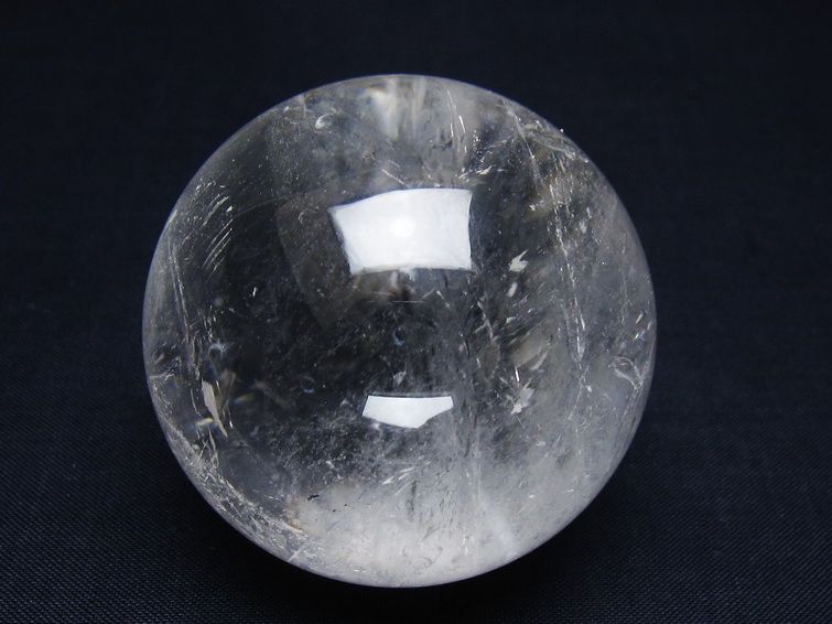 水晶 丸玉 55mm スフィア 置物 水晶玉 一点物 151-9033