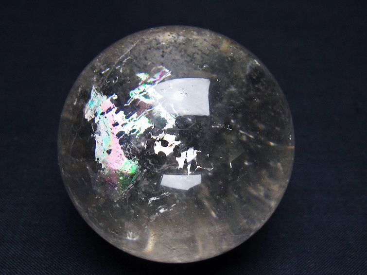 水晶 丸玉 53mm スフィア 置物 水晶玉 一点物 151-9036