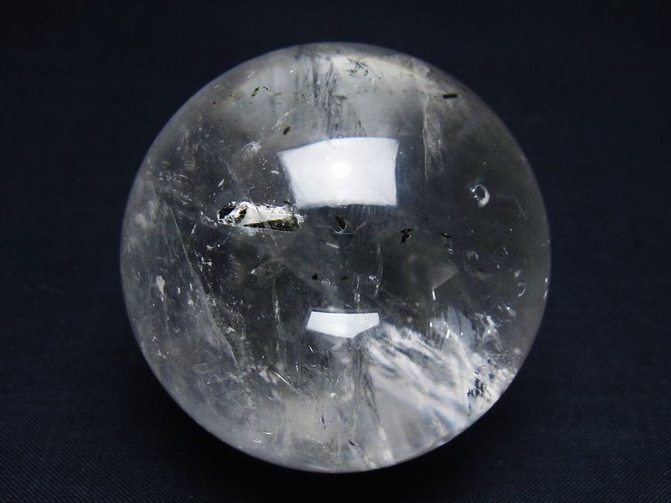 水晶 丸玉 58mm スフィア 置物 水晶玉 一点物 151-9045