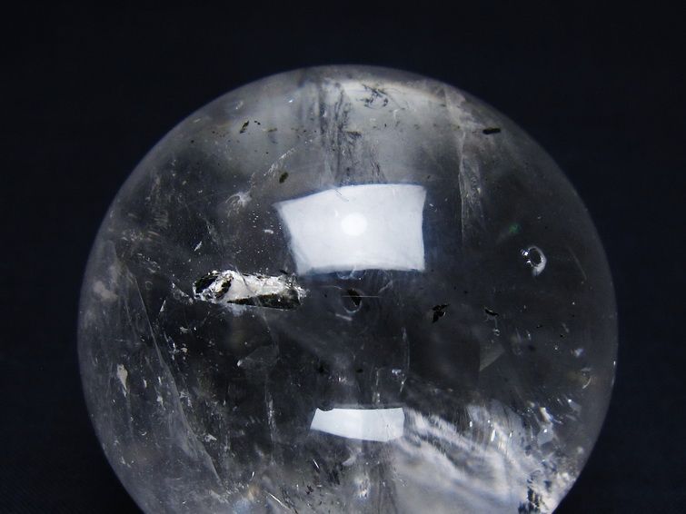 水晶 丸玉 58mm スフィア 置物 水晶玉 一点物 151-9045