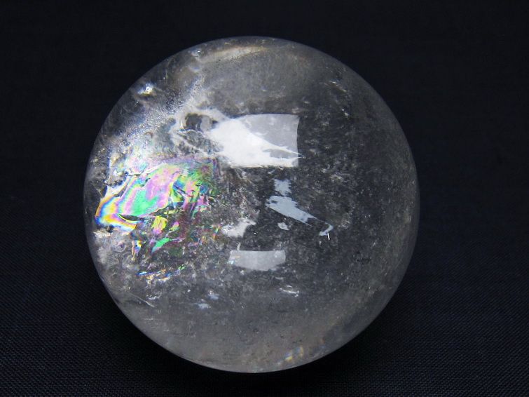 水晶 丸玉 53mm スフィア 置物 水晶玉 一点物 151-9048