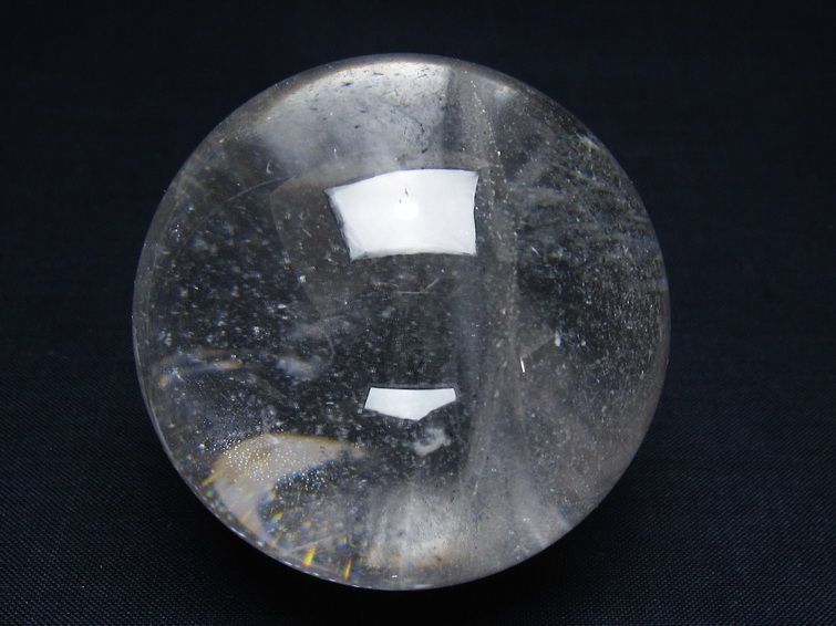 水晶 丸玉 59mm スフィア 置物 水晶玉 一点物 151-9051