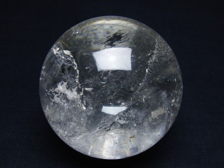 水晶 丸玉 59mm スフィア 置物 水晶玉 一点物 151-9052