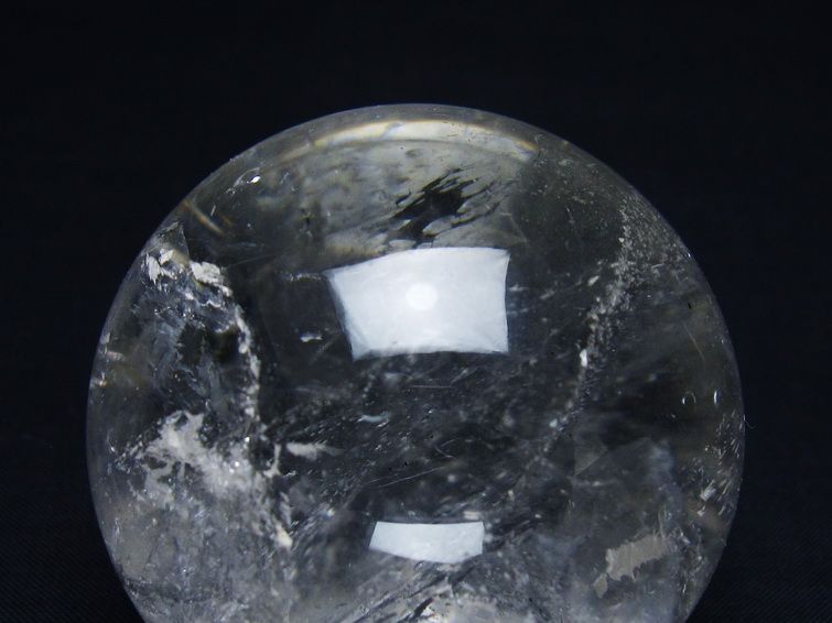 水晶 丸玉 59mm スフィア 置物 水晶玉 一点物 151-9052