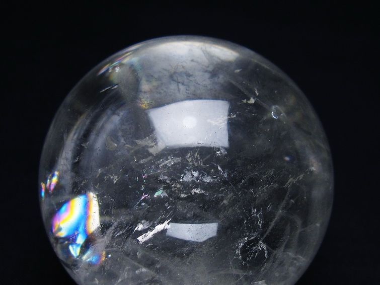 水晶 丸玉 60mm スフィア 置物 水晶玉 一点物 151-9053 【sold out】