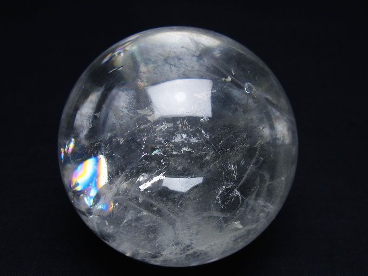 水晶 丸玉 60mm スフィア 置物 水晶玉 一点物 151-9053 【sold out】