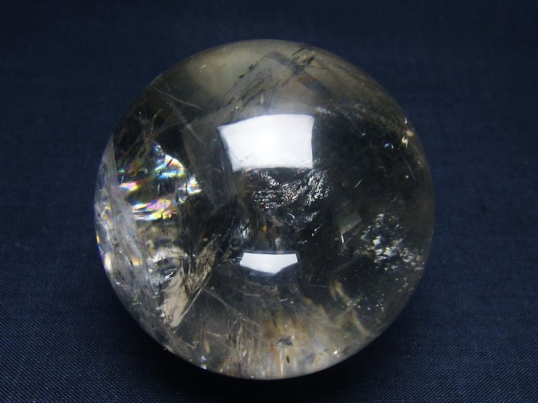 水晶 丸玉 60mm スフィア 置物 水晶玉 一点物 151-9056