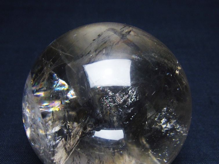 水晶 丸玉 60mm スフィア 置物 水晶玉 一点物 151-9056