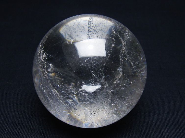 水晶 丸玉 61mm スフィア 置物 水晶玉 一点物 151-9059