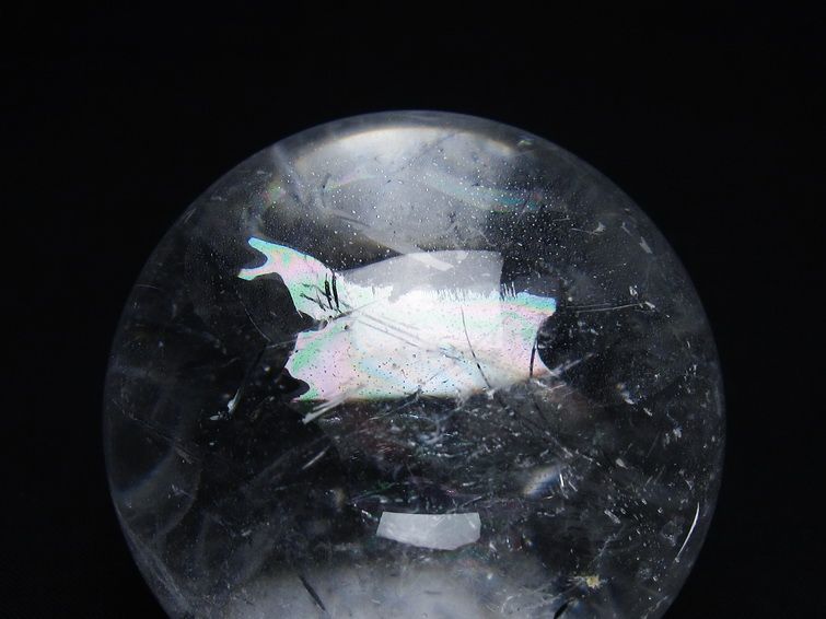 水晶 丸玉 62mm スフィア 置物 水晶玉 一点物 151-9061
