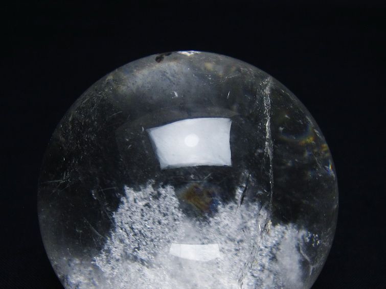 水晶 丸玉 63mm スフィア 置物 水晶玉 一点物 151-9064