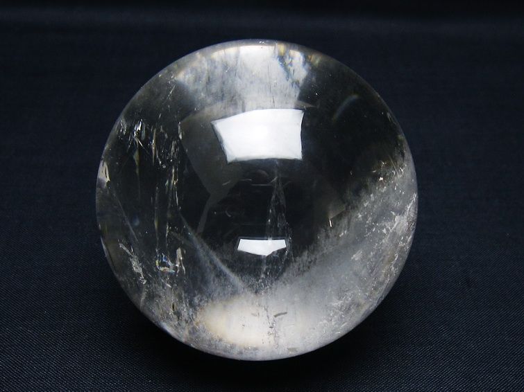 水晶 丸玉 68mm スフィア 置物 水晶玉 一点物 151-9067