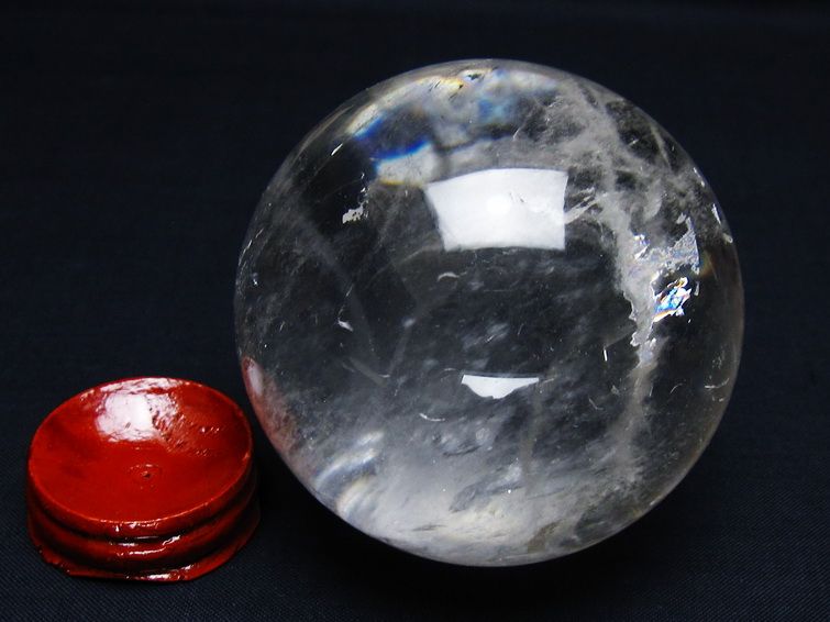 水晶 丸玉 70mm スフィア 置物 水晶玉 一点物 151-9069 【sold out】