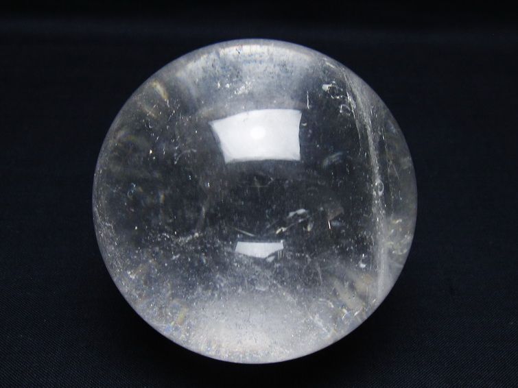 水晶 丸玉 72mm スフィア 置物 水晶玉 一点物 151-9071