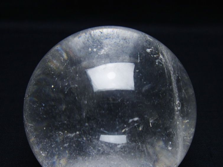 水晶 丸玉 72mm スフィア 置物 水晶玉 一点物 151-9071