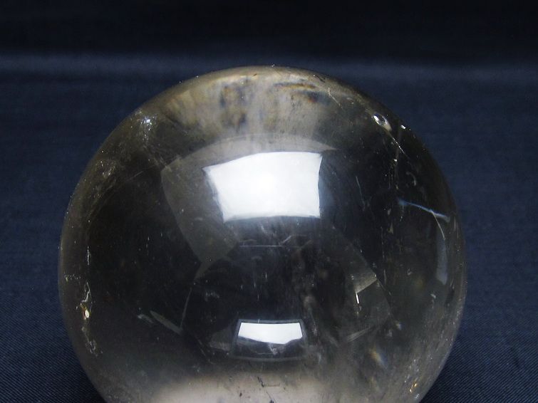 水晶 丸玉 74mm スフィア 置物 水晶玉 一点物 151-9073