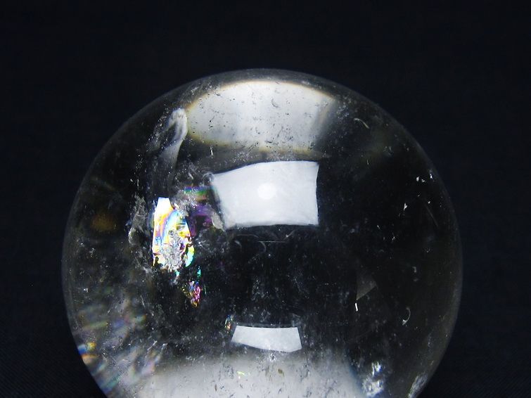 水晶 丸玉 58mm スフィア 置物 水晶玉 一点物 151-9080