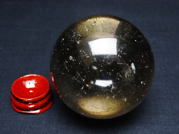 水晶 丸玉 58mm スフィア 置物 水晶玉 一点物 151-9081