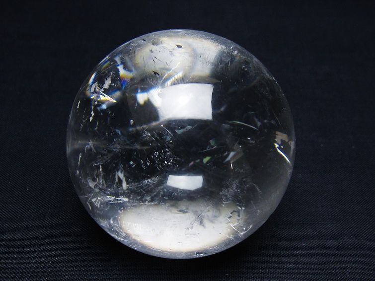 水晶 丸玉 52mm スフィア 置物 水晶玉 一点物 151-9089