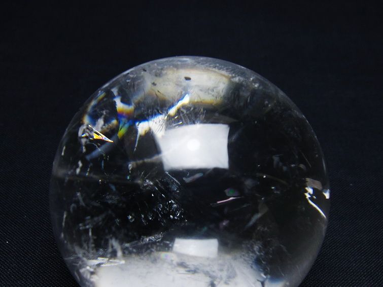 水晶 丸玉 52mm スフィア 置物 水晶玉 一点物 151-9089
