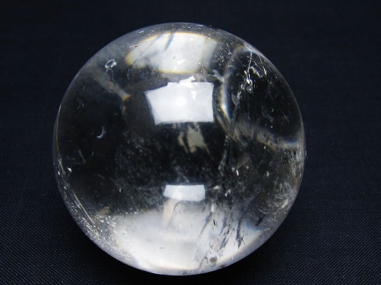 水晶 丸玉 51mm スフィア 置物 水晶玉 一点物 151-9090