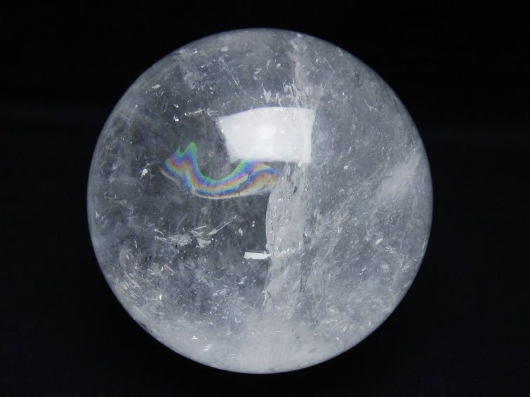 1.6Kg 水晶 丸玉 110mm スフィア 置物 水晶玉 一点物 151-9094 【sold out】