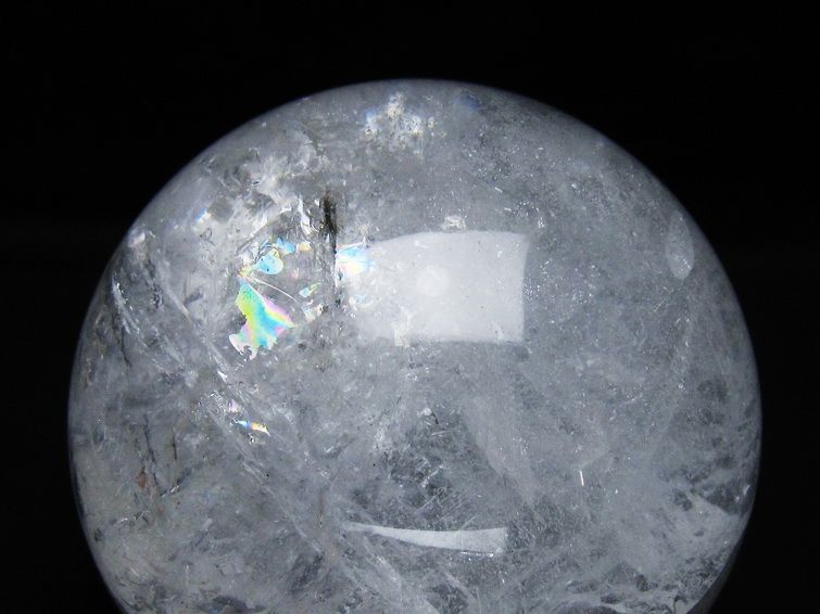1.5Kg 水晶 丸玉 107mm スフィア 置物 水晶玉 一点物 151-9095 【sold out】