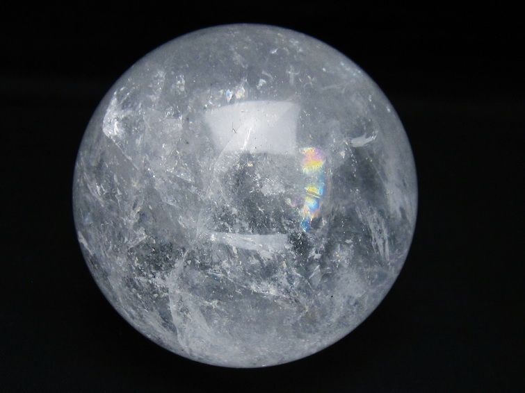 水晶 丸玉 87mm スフィア 置物 水晶玉 一点物 151-9097 【sold out】