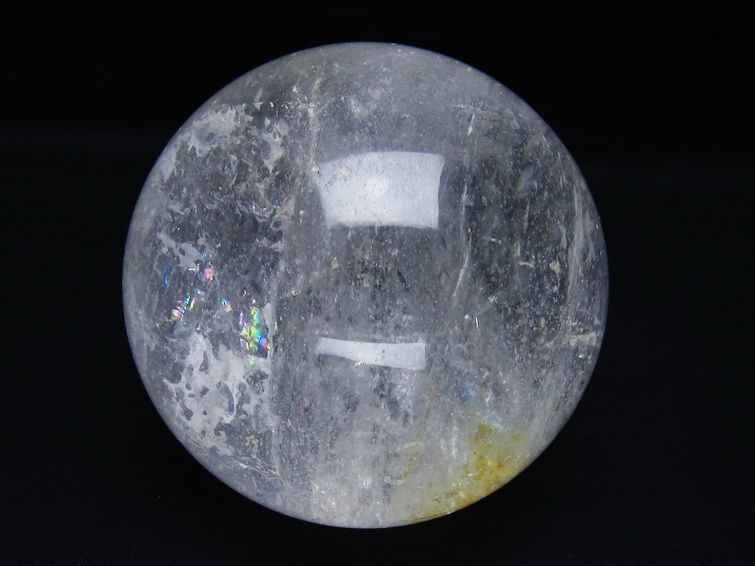 水晶 丸玉 88mm スフィア 置物 水晶玉 一点物 151-9098