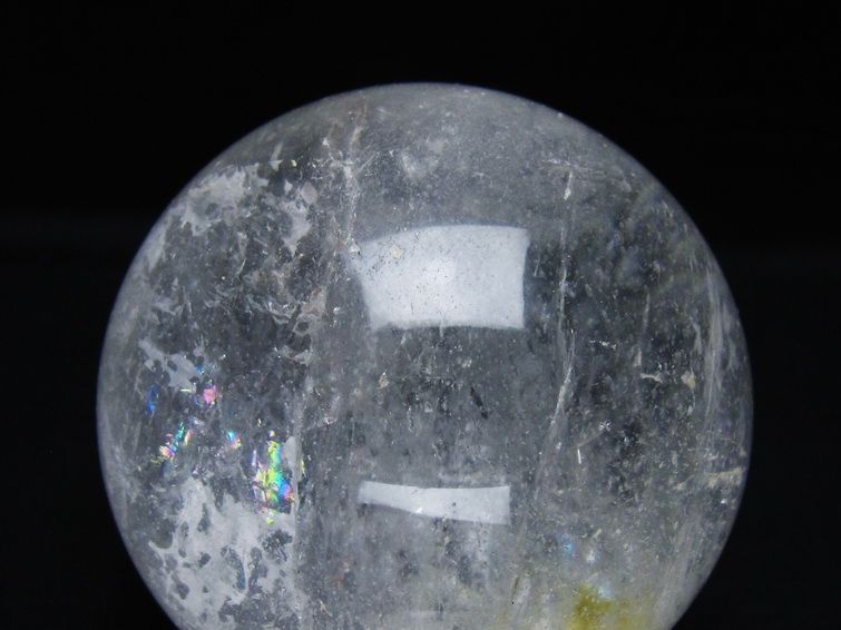 水晶 丸玉 88mm スフィア 置物 水晶玉 一点物 151-9098