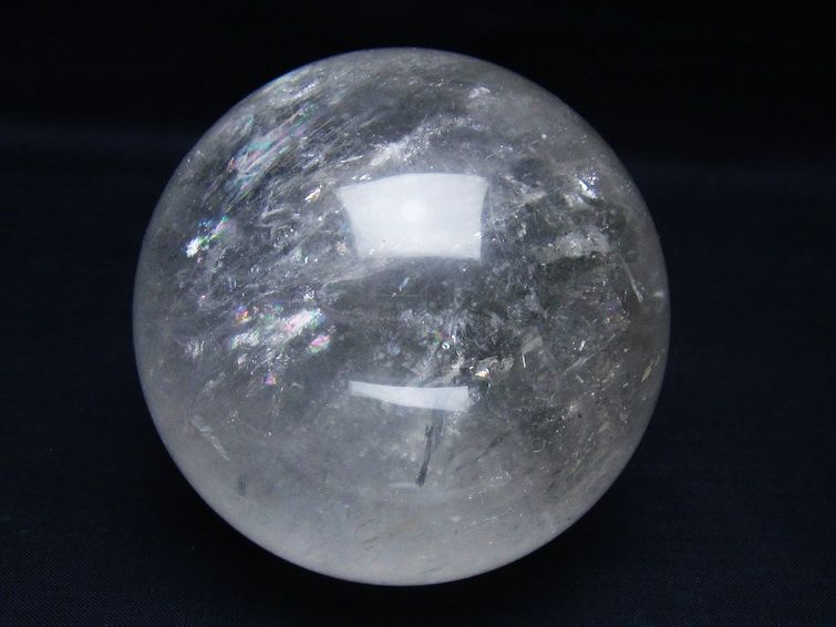 水晶 丸玉 89mm スフィア 置物 水晶玉 一点物 151-9099 [sold out]