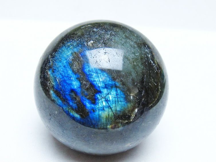 ラブラドライト 丸玉 75mm スフィア 一点物 151-9174 【sold out】