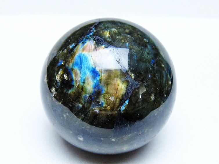 ラブラドライト 丸玉 74mm スフィア 一点物 151-9180 – 天然石