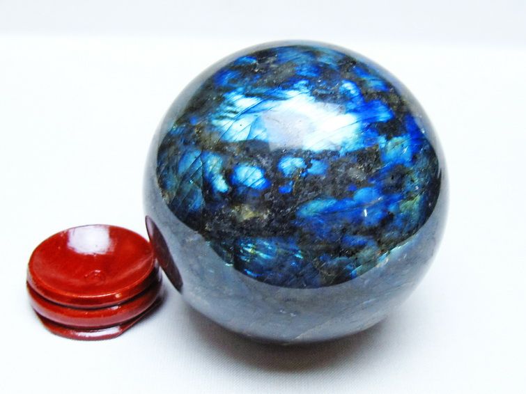 ラブラドライト 丸玉 72mm スフィア 一点物 151-9190 [sold out]