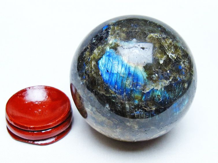 ラブラドライト 丸玉 61mm スフィア 一点物 151-9211[sold out]